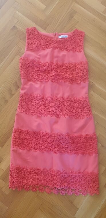 haljine od žoržeta: M (EU 38), bоја - Roze, Everyday dress