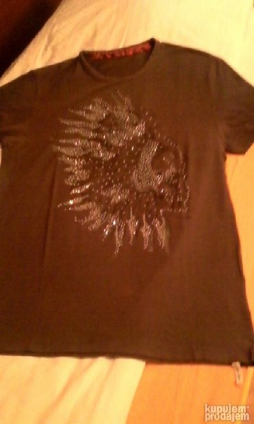 Majice: De Puta Madre original majca lepe braon boje, sa cirkonima. Dužina — 8