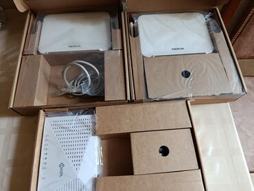 Modemlər və şəbəkə avadanlıqları: Nokia modem və TP-link routerlər(qutuda,təzə kimi,az işlənmiş)
