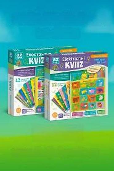 violina igracka za decu: AZ Toys – Električni kviz (interaktivna edukativna igra) - Set sa 12 — 2