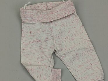 spodnie rozowe: Spodnie dresowe, H&M, 3-6 m, stan - Dobry