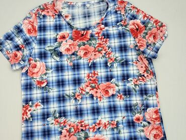 bluzki szyfonowa w kwiaty: Bluzka Damska, L, stan - Bardzo dobry