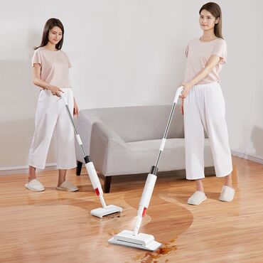 веник с совком: Швабра для влажной уборки deerma mop up body mop (dem-tb900)