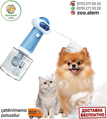 pişik şampunu: Ev heyvanları üçün şampun aparatı (dispenser) - Köpük vuran əl — 2