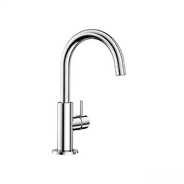 Slavine: Moderan jednoručni lavabo-mixer, visokog luka (G‑oblika), hrom završna — 4