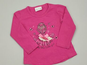 neonowa różowa bluzka: Bluzka, Barmy, 12-18 m, stan - Dobry