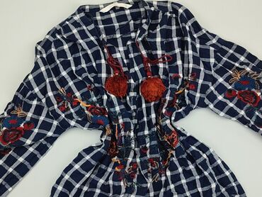 niebieska długa sukienki: Shirt, Zara, M (EU 38), condition - Very good