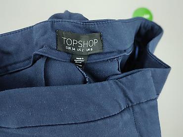 hm dzwony materialowe: Topshop, Spodnie materiałowe damskie, rozmiar 2XS — 4