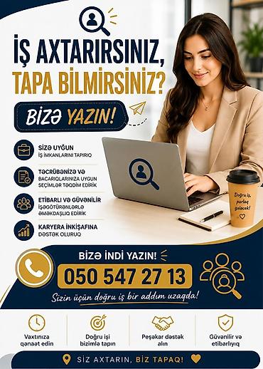 iş elanı 2025: Peşəkar işəgötürmə və karyera dəstəyi xidməti - Bacarıq və — 1