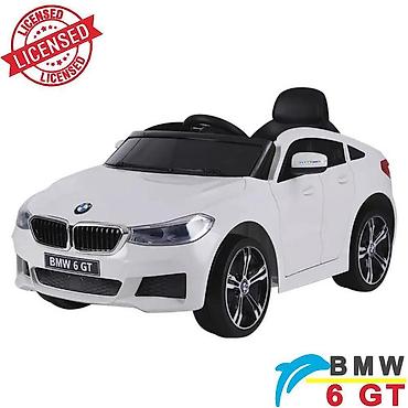 cvjetne sandale: BMW 6 GT – beli, licencirani auto na akumulator za decu (JJ2164-W-230) — 3