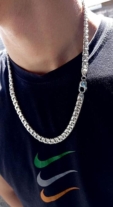 Серебряные цепочки: Серебряный комплект Питон 940 проба Серебряные Цепи и Браслеты — 3