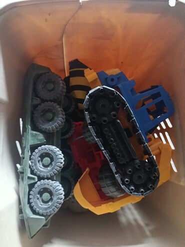 Игрушки: Набор детских игрушек: - Пластиковая техника: гусеничный — 3