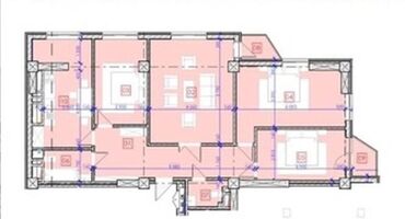 квартира к: 4 бөлмө, 125 кв. м, Элитка, 7 кабат, ПСО (өзү оңдоп түзөтүп бүтүү үчүн)