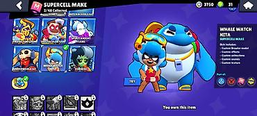 Digər: Brawl Stars oyunu üçün hesab - Kupa: 22,368+ - Brawlerlər: 79/98 - — 17