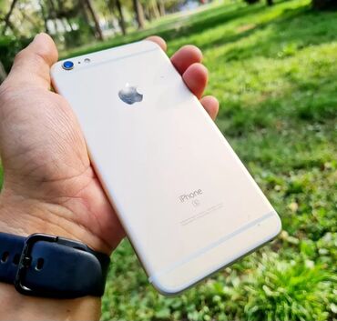 Apple iPhone: IPhone 6s Plus, Б/у, 128 ГБ, Серебристый, Наушники, Зарядное устройство, Защитное стекло, 100 % — 6