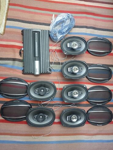 Dinamiklər və sabvuferlər: Avtomobil üçün audio paket Komplekt: - 6 ədəd Pioneer oval koaksial — 5
