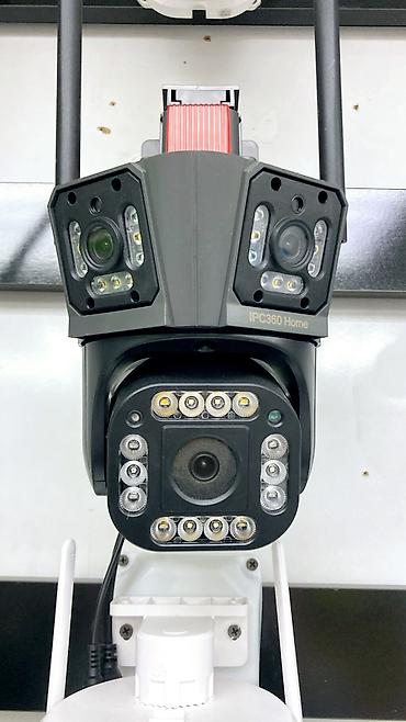 Фото и видеокамеры: Wifi 3 kamera ptz 360° smart + 64gb açıq hava IP təhlükəsizlik — 1