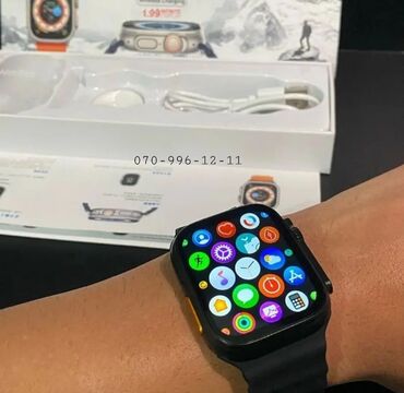 watch 8 ultra: Ağıllı saat Smart watch T800 Ultra Wireless Charging 🔋 1.99 infinite