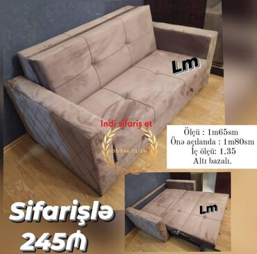 Masa və oturacaq dəstləri: Divan, Yeni, Açılan, Bazalı