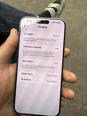 Apple iPhone: IPhone 15 Pro Max, 256 GB, Gümüşü — 5