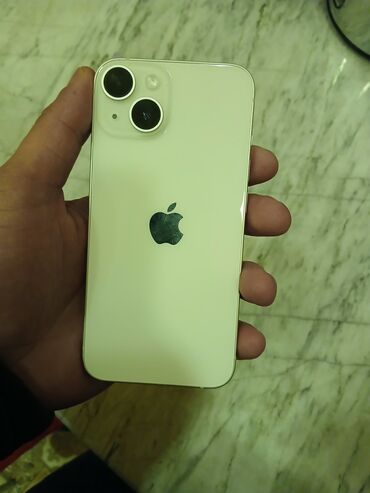 telefon işlənmiş: IPhone 14, 128 GB, Ağ, Face ID