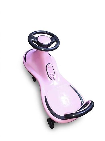 токалка ком: Детская каталка-кар Twister (wiggle car) — розовая - Тип: самоходная — 2