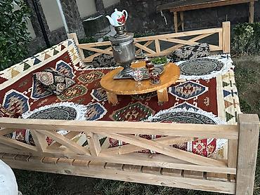 restoran aksesuarları: Künc divan, 3 nəfərlik, Açılmayan, Zəmanətsiz, Kredit yoxdur — 2