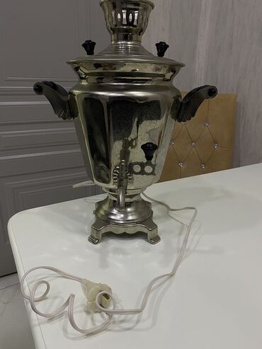 elektrik ev esyalari: Yeni Elektrik Samovar, 3 l, Ünvandan götürmə