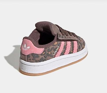 детские кроссовки на липучке: Uşaq idman ayaqqabısı – Adidas Campus (leopar naxışlı) Yenidir - — 3