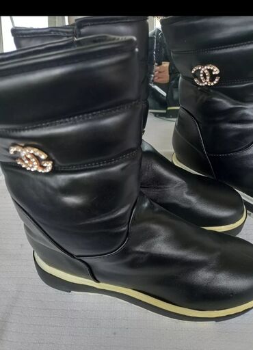 Botinka və botilyonlar: Ölçü: 37, rəng - Qara, Yeni — 4