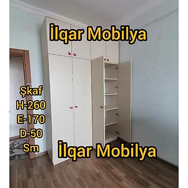 Sifarişlə dolablar: Düz dolab, Yataq otağı üçün, Paltar üçün, Açılan, Quraşdırıla bilən, 4 qapılı — 7