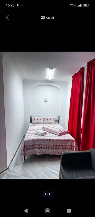 ош гостиница арзан номер телефона: 30 м²