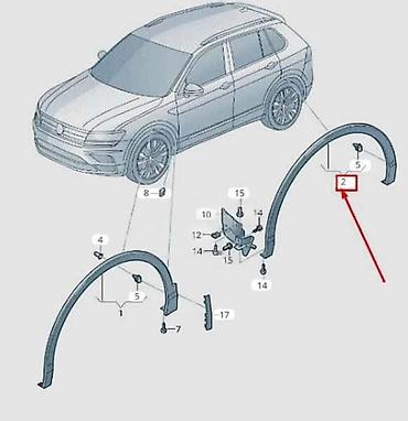 seat: OBRVA LAJSNA RUB ZL ZA VOLKSWAGEN TIGUAN OD 2016. DO 2020. GOD. - — 3