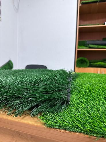 круглый коврик: Искусственный газон Футбольный газон - Плотный ворс с имитацией — 7