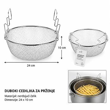 KMT Košara za prženje 24 cm (SKU: 2419072, EAN: ) - Praktična duboka