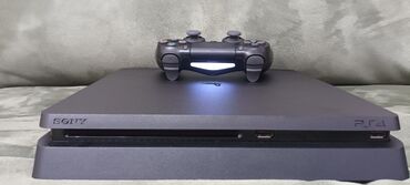 PS4 (Sony Playstation 4): Playstation 4 slim 1 tb yaddaş ideal vəziyyətdədir istifadə