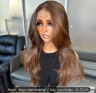 Təbii saçlar, pariklər: Parik, Təbii, Yeni — 4