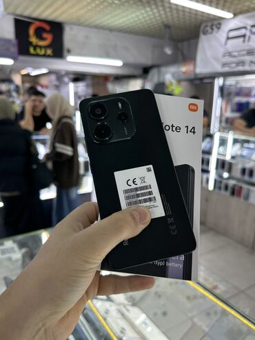 raspberry pi 4: Redmi, Redmi Note 14, Новый, 256 ГБ, цвет - Черный, 2 SIM