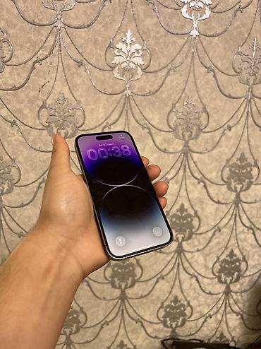IPhone 14 Pro, Б/у, 256 ГБ, Deep Purple, Чехол, 79 %