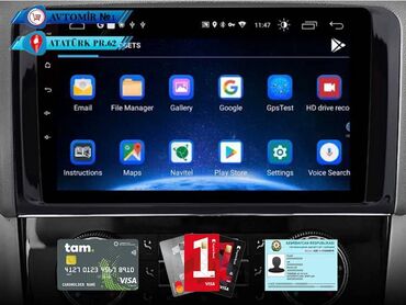 şit üstü monitor: Mercedes ML w164 android monitor DVD-monitor ve android monitor hər