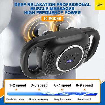 aparatlar: Masajor, Vibro masajor, Bədən üçün, Yeni, Pulsuz çatdırılma — 8