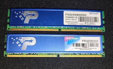 samsung tab 2 10 1: Patriot Memory DDR2 RAM modulları - Model: PSD22G80026H və — 1