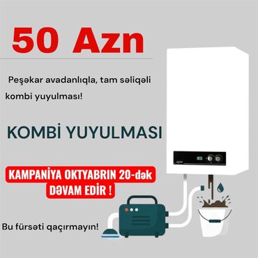 ремонт мебели на дому: Xidmət: Kombi, radiator və kanalizasiya sistemlərinin peşəkar
