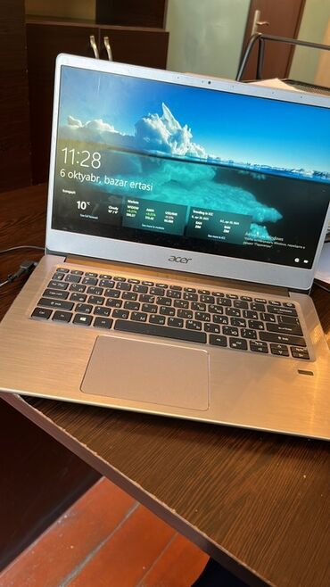 сумка для macbook: Acer Swift 3 (SF314-58) noutbuk - Korpus: gümüşü rəng, fırçalanmış