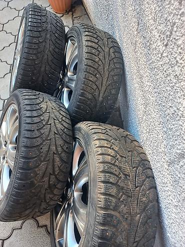 tir: Колеса в сборе 225 / 50 / R 17, Зимняя шипованная, Б/у, Комплект, Легковые, Литые, отверстий - 5 — 2