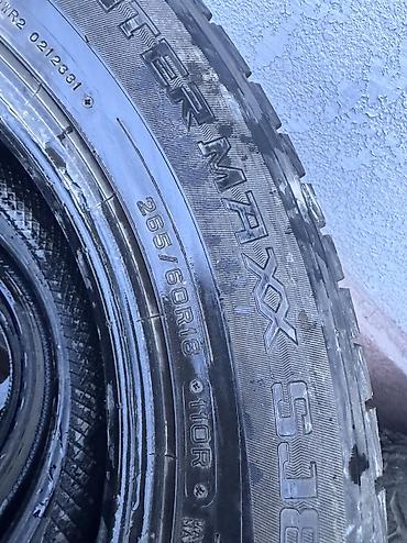 Шины: Размер колес 265/60/18 Зима липучка фирма Dunlop Колеса хорошие без — 4