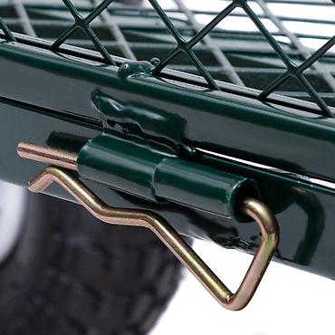 Baštenski alati i oprema: Vrtna/radna kolica sa mrežastim stranicama i ručkom za vuču - Čvrsta — 4