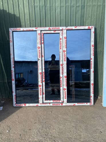Пластиковые окна на заказ: Пластик терезе жана эшик,витраж жазайбыз.Гарантия 2 жыл,шаар ичи замер — 3