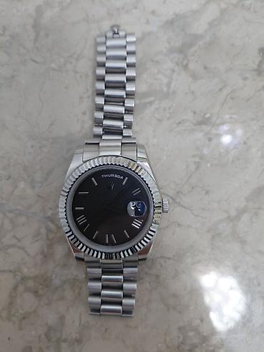 klassik saatlar: İşlənmiş, Qol saatı, Rolex, rəng - Gümüşü — 2