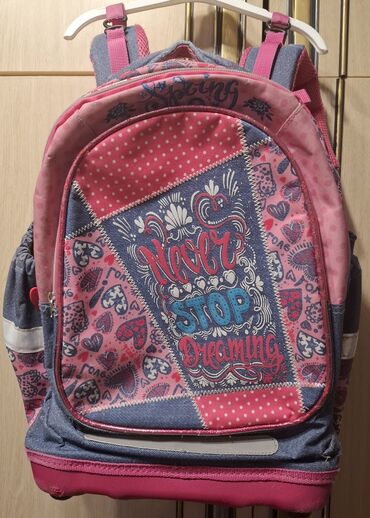 sandale puder roze: Kid's backpack, For girls, color - Pink